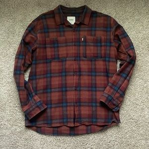 Katin Flannel Red Mens Size Medium